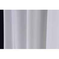 White curtain fabric with shiny lurex yarn