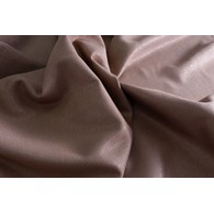 Brown curtain fabric with shiny lurex yarn