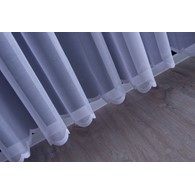 Knitted curtain without any design