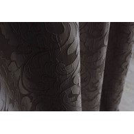 Leaf motif jacquard fabric
