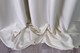 Ecru curtain fabric with shiny lurex yarn