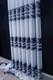 Modern design with stripes on voile
