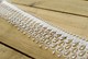 White 6.5 cm polyester lace