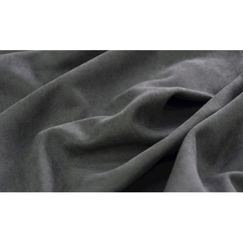 Brushed plain drape fabric - anthracite