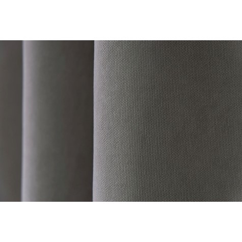 Brushed plain drape fabric - grey