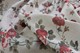 Tkanina zasłonowa drukowana w kwiaty czerwone