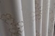 Jacquard fabric with flower design - beige