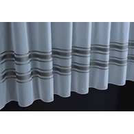 Batiste with horizontal satin stripes