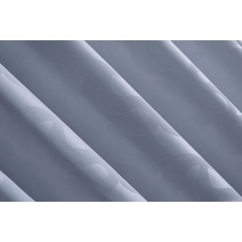 Curtain fabric with design - ecru