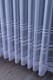 White knitted curtains