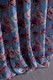 Shiny fabric with printed flowers