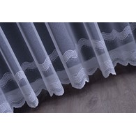 Light curtain fabric with embroidery