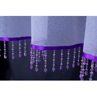 Curtain trimming - purple