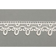 Ecru 3.5 cm polyester lace