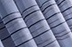 Thin stripes on sheer fabric