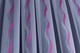 Woal z wzorem - fale różowo szare