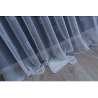 Voile with small stripes