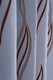 Brown jacquard design on voile