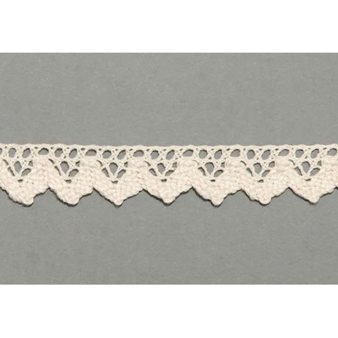 Ecru cotton lace - 1.5 cm