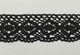 Black cotton lace - 4.5 cm