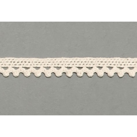 Ecru cotton lace - 1.2 cm